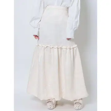 merry jenny flower 자카드 벌룬 스커트 ( 아이보리 )
