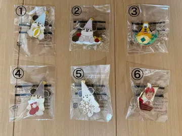 캐릭터 핀 배지 6개 세트