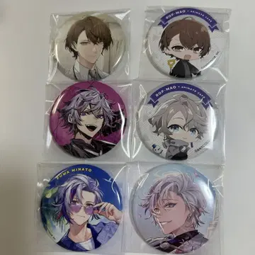 후와 미나토 카가미 하야토 카이다 하루 캔뱃지 세트