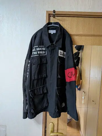 남성용 밀리터리 자켓 블랙