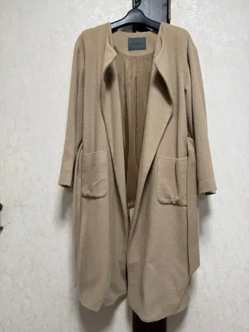 Spick & Span 베이지 롱 코트 36