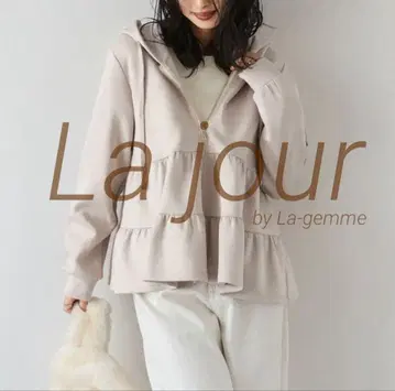 Lajour La-gemm 일본제 티어드 플레어 후드 후드티