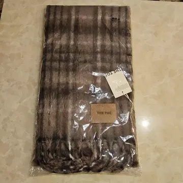 THE TOE 체크 무늬 머플러