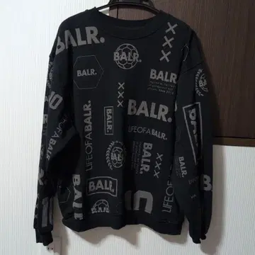 [ 중고 ] BALR. 로고 프린트 블랙 트레이닝복