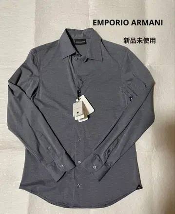 엠포리오 아르마니 그레이 긴팔 셔츠