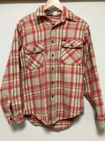 70s~80s 프렌티스 아웃도어스 빈티지 긴팔 플란넬 셔츠
