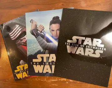 스타 워즈 한정판 팜플렛 3권 세트