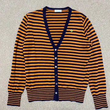 샐리 스콧 네잎클로버 울 보더 가디건