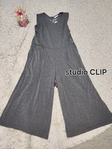 새상품 studio CLIP 살로펫 팬츠 올인원 그레이