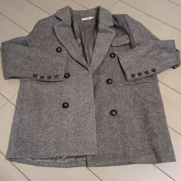 SHEIN 더블 브레스트 자켓 아우터