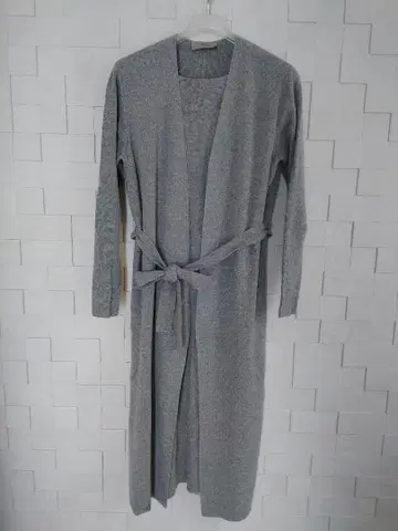 VONDEL 그레이 니트 롱 원피스 36