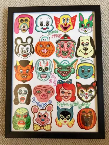 ITOYO TATTOO 포스터 A3 프레임 포함