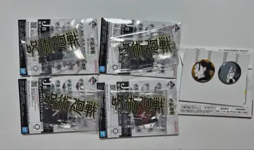 주술회전 제일복권 역대 로고 아크릴 스탠드 캔뱃지 세트 회옥옥절