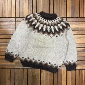 아이슬란드산 david grains 울 니트 풀오버 스웨터