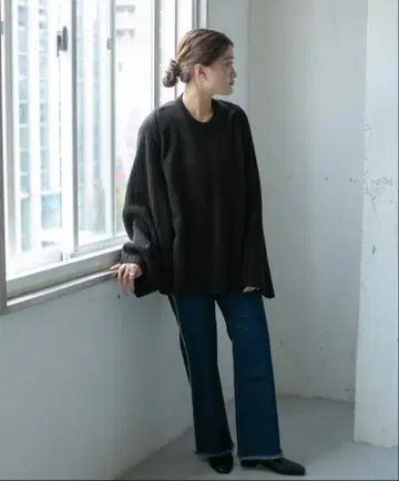 KBF 세퍼레이트 슬리브 니트