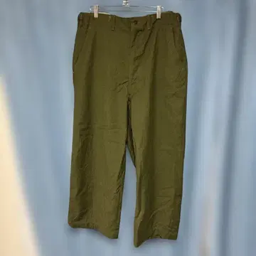 올리브색 트라우저 2 포켓 미군 울
