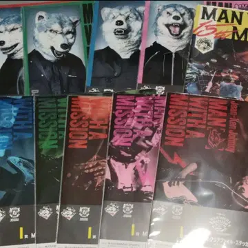 제일복권 맨위즈 클리어 파일 세미 컴플리트 세트