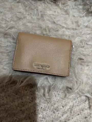 케이트 스페이드 베이지 카드 케이스