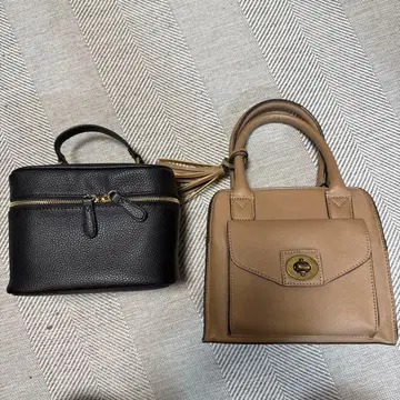 VIVIAN BLUE 베이지 핸드백