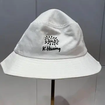 키스 해링 버킷햇 도그 KH-KH2104(2103) 화이트