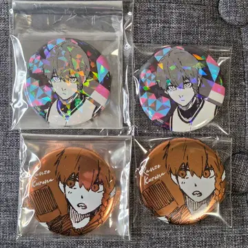 [ 익명 배송 ] 블루 록 쿠로 나 캔뱃지 4개 세트