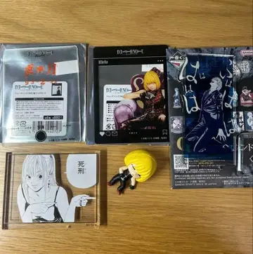 데스노트 제일복권 아크릴 스탠드 아크릴 블록 SNS풍 클리어 카드