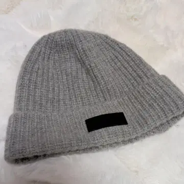 St. Andrews 그레이 니트 모자 캐시미어 함유