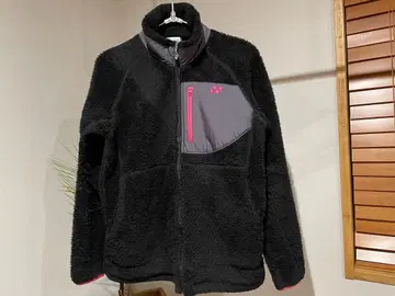 YONEX 플리스 자켓 L 사이즈 블랙/그레이