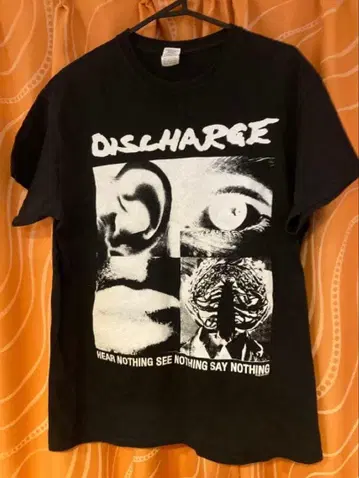 [정품] DISCHARGE T셔츠 디스차지 L사이즈