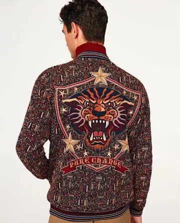 [ 초레어 ] ZARA 봄버 자켓 라이온 자수