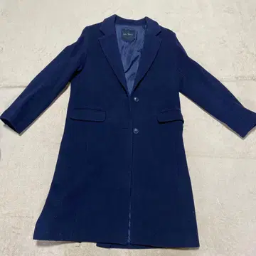 Urban Research 네이비 체스터 코트 프리 사이즈