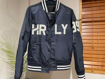 허리 네이비 바시티 자켓 S 사이즈