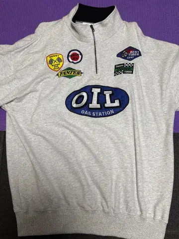 OIL GAS STATION 집업 맨투맨