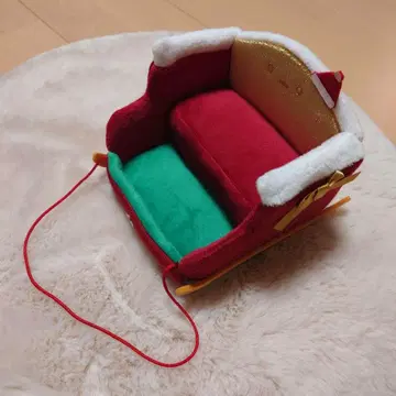 스미코구라시 크리스마스 장면 봉제 인형 썰매 미사용 새상품 택 포함