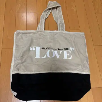 ARASHI Live Tour 2013 LOVE 토트백 미사용 새상품