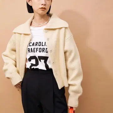 ADAM ET ROPE' 세일러 카라 편애 가디건