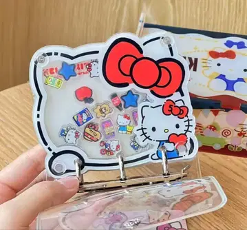 바스락 키티 씰 수첩 3인치