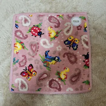 FEILER 하이디 페이즐리 손수건 핑크