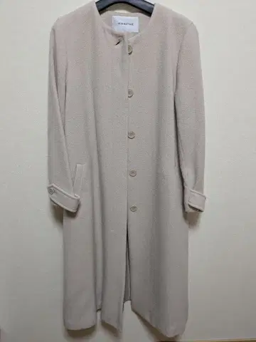 NATURAL BEAUTY BASIC 베이지 롱 코트