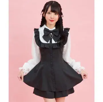 Secret Honey 레이스 소매 & 레이스 요크 셋업