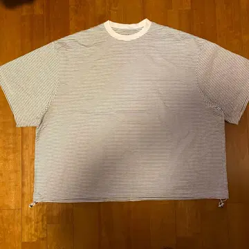 is-ness BALLOON BORDER SHORT SLEEVE T M