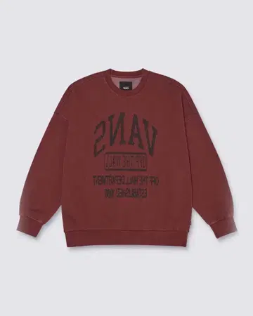 Vans 리버스 로고 맨투맨