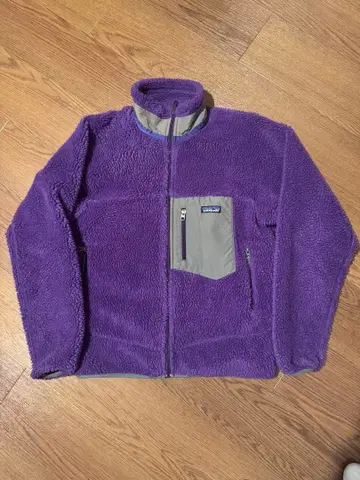 파타고니아 레트로X 자켓 퍼플 x 그레이 사이즈S