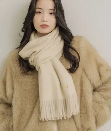 NEUNA 누나 노엘 그랑 머플러 아이보리