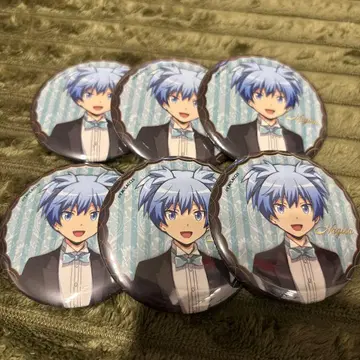 암살교실 E-DINER 콜라보 카페 캔뱃지 시오타 나기사