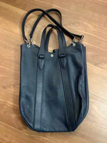 Daniel & Bob 3way 토트 네이비 가죽 다니엘 앤 밥