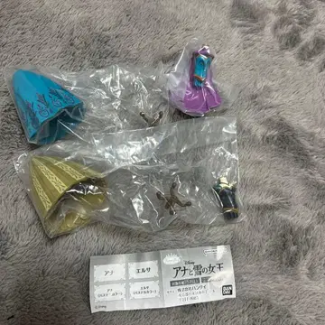 겨울왕국 토르소 마네킹 가챠 안나와 엘사 의상 부품 세트 2종 세트