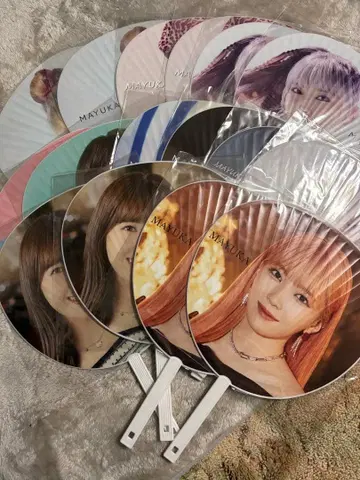 MAYUKA 부채 16매 세트