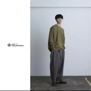 17aw Dulcamara 요소이키 오버턱 PT (GRAY)