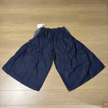 스누피 귀여워!! 데님 가우초 팬츠 여성용 L 사이즈 미사용 새상품